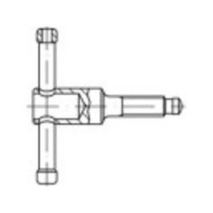 TOOLCRAFT 137872 Knevelschroeven M20 70 mm DIN 6306 Staal Gebruineerd 1 stuk(s)