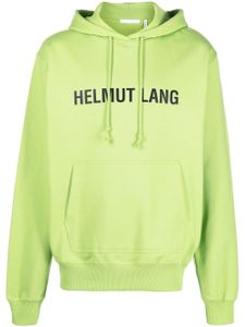 Helmut Lang hoodie à logo imprimé - Vert