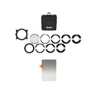 Rollei Mark II Starterkit Filterhouder I insteekfiltersysteem voor 100 mm rechthoekige filter, incl. Soft GND8 en CPL-filter, lensadapter 52-82 mm, filtertas