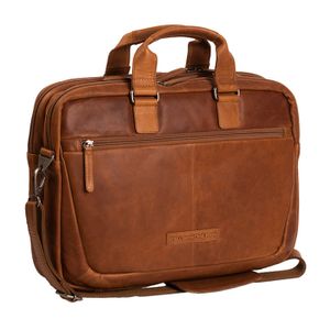 Chesterfield Laptoptas A4 Seth 15&apos;&apos; Cognac