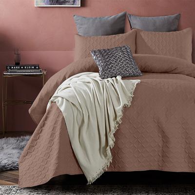 DreamHouse Bedding Bedsprei Florida - Bruin 180 x 250 + 1 kussensloop