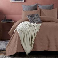 DreamHouse Bedding Bedsprei Florida - Bruin 180 x 250 + 1 kussensloop