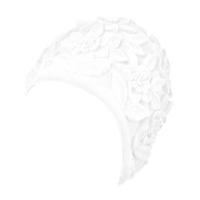 Beco badmuts ornament dames wit one size