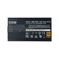 Cooler Master MWE Gold 550 - V2 Full Modular power supply unit 550 W 24-pin ATX ATX Zwart - thumbnail