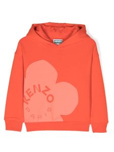 Kenzo Kids hoodie Boke à logo imprimé - Orange