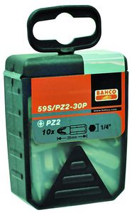 Bahco 30 bits pz2 25mm 1/4" standard | 59S/PZ2-30P