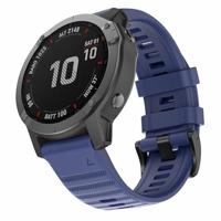 By Qubix - Siliconen bandje - Donkerblauw - Compatible met Garmin Tactix 8-51mm - Compatible Garmin bandje