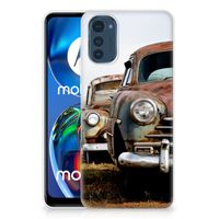 Motorola Moto E32/E32s Siliconen Hoesje met foto Vintage Auto - thumbnail