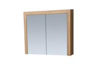 Sanituba Spiegelkast Natural Wood 80cm Grey Oak
