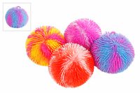 Puffer Mania bal mulitkleuren 20cm 4ass