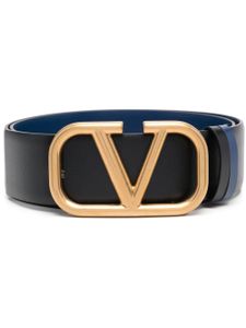 Valentino Garavani ceinture à boucle VLOGO - Noir