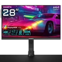 Gigabyte M28U Arm Edition Gaming monitor Energielabel F (A - G) 71.1 cm (28 inch) 16:9 1 ms HDMI, DisplayPort, USB 3.0, Hoofdtelefoonaansluiting, USB-C IPS LCD