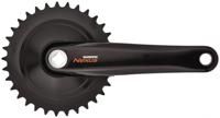 Shimano Crankstel 33T Nexus C6000 met 170mm crankarm zilver - thumbnail