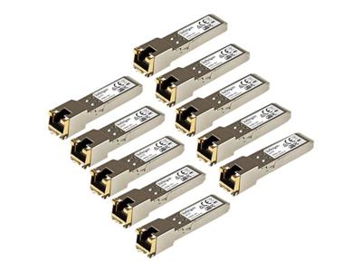 .com Gigabit RJ45 koper SFP Transceiver Modules - Cisco GLC-T Compatibel - set van 10 - 1000Base-T - Mini-GBIC bulk pak - SFP (mini-GBIC) transceivermodule (gelijk aan: Cisco GLC-T) - GigE .com Gigabit RJ45 koper SFP Transceiver Modules - Cisco GLC-T Compatibel - set van 10 - 1000Base-T - Mini-GBIC bulk pak - SFP (mini-GBIC) transceivermodule (gelijk aan: Cisco GLC-T) - GigE