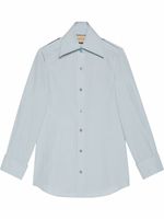 Gucci chemise à col pointu - Bleu - thumbnail