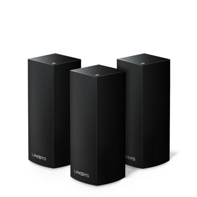 Linksys Velop Tri-band - Triple Pack Router Zwart Linksys Velop Tri-band - Triple Pack Router Zwart