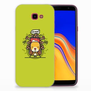 Samsung Galaxy J4 Plus (2018) Telefoonhoesje met Naam Doggy Biscuit