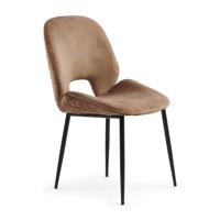 Rivièra Maison Eetkamerstoel 'Mr. Beekman' Velvet III, kleur Golden Mink