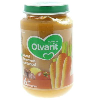 Olvarit Olvarit Wortel Rundvlees Aardappels 6m04 (200g) Olvarit Olvarit Wortel Rundvlees Aardappels 6m04 (200g)