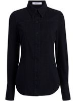 Another Tomorrow chemise en chambray - Noir - thumbnail