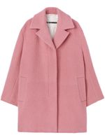 Jil Sander manteau longueur genou à effet brossé - Rose - thumbnail