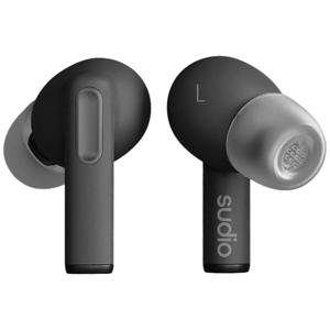 Sudio A1 Pro In Ear headset Bluetooth Stereo Zwart Noise Cancelling Headset, Oplaadbox, Touchbesturing