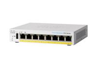 Cisco CBS250-8PP-D Smart Business Switch | 8 GE-poorten | Gedeeltelijke PoE | Levenslange beperkte hardwaregarantie (CBS250-8PP-D-EU)