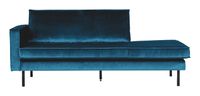 BePureHome Daybed Rodeo Links, Velvet - Blauw - thumbnail