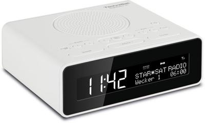 TechniSat DigitRadio 51 Wekkerradio DAB+, VHF (FM) AUX Wit