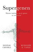 Supergenen - Deepak Chopra, Rudolph Tanzi - Paperback (9789021560502)