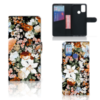 Hoesje voor Alcatel 1S (2021) Dark Flowers