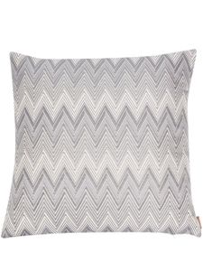 Missoni Home coussin à motif zigzag - Gris