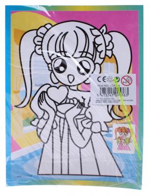 LG Imports kraskaart staartjes 17 x 13 cm papier 2 delig LG Imports kraskaart staartjes 17 x 13 cm papier 2 delig