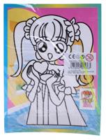 LG Imports kraskaart staartjes 17 x 13 cm papier 2 delig