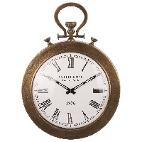 Wandklok Remy groot brons