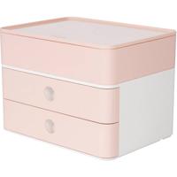 HAN SMART-BOX PLUS ALLISON 1100-86 Ladebox Roze, Wit Aantal lades: 2