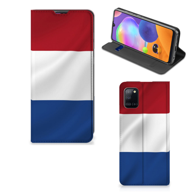 Samsung Galaxy A31 Standcase Nederlandse Vlag Samsung Galaxy A31 Standcase Nederlandse Vlag