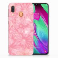 Samsung Galaxy A40 TPU Case Spring Flowers