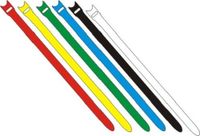 FASTECH® ETK-7-200-9999 Klittenband kabelbinder Om te bundelen Haak- en lusdeel (l x b) 200 mm x 7 mm Zwart 1 stuk(s)