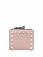 Valentino Garavani portefeuille pliant Rockstud - Rose