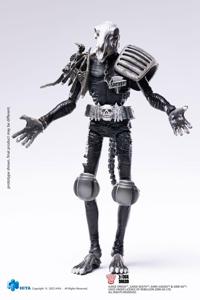 2000 AD Exquisite Mini Action Figure 1/18 Black And White Judge Mortis 10 Cm