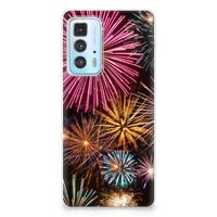 Motorola Edge 20 Pro Silicone Back Cover Vuurwerk - thumbnail