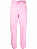 MSGM pantalon de jogging à logo imprimé - Rose