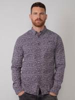 50% korting - Petrol Industries Heren Flowerprint overhemd Dark petrol - M