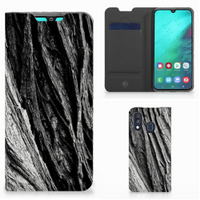 Book Wallet Case Samsung Galaxy A40 Boomschors Grijs - thumbnail