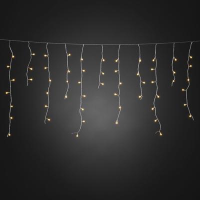 Konstsmide Lichtgordijn ijsregen Buiten 24 V Energielabel: E (A - G) 400 LED Barnsteen