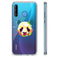 Huawei P30 Lite Stevig Bumper Hoesje Panda Color - thumbnail