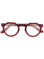 Lesca lunettes de vue à monture ronde - Rouge