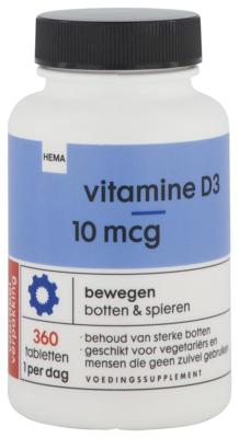HEMA Vitamine D3 10mcg - 360 Stuks
