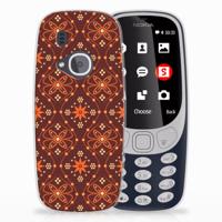 Nokia 3310 (2017) TPU bumper Batik Brown